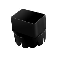 Solução versátil para drenagem paisagística, conector de tubo de drenagem para adaptador universal de calha e adaptador de tubo de queda,