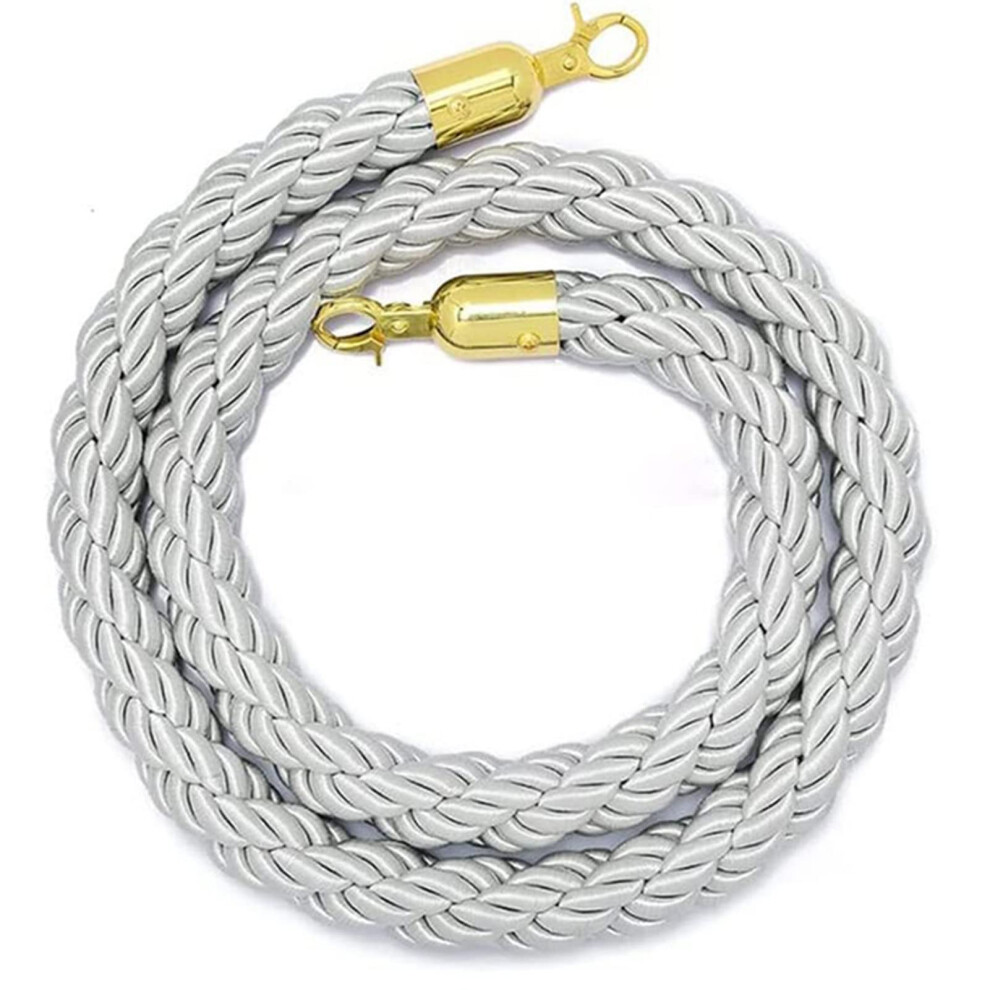 Barrier Rope For Queues, Goldcolored, For Queue Dividers, Braided / Twisted Hemp Rope, Barrier Ref: 1315 9105992552245