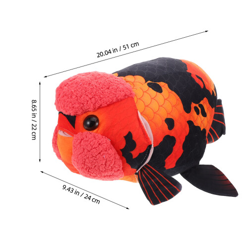 Peluche Realistico Cartone Morbido Rosso per Bambini 2