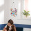 Raindrops Classroom Decoration Wooden Sign Multi Colored 1pack 4