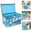 Sky-Blue Multi-Function Cloth Storage Bin for Home and Outdoor 4