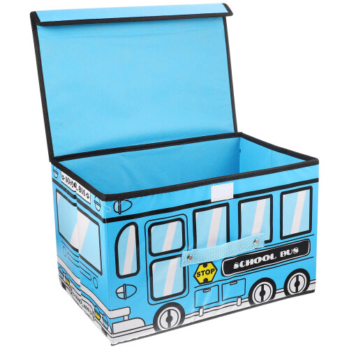 Sky-Blue Multi-Function Cloth Storage Bin for Home and Outdoor 2