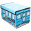 Sky-Blue Multi-Function Cloth Storage Bin for Home and Outdoor 5
