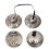 Yoga in Ottone Argento Per Strumento 5