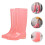 1Paio PVC Rosa Antiscivolo Outdoor 5