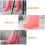 1Paio PVC Rosa Antiscivolo Outdoor 9