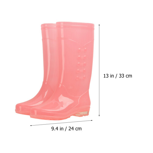 1Paio PVC Rosa Antiscivolo Outdoor 1