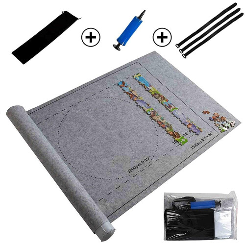 Χαλί Puzzle Saver, Πίνακας παζλ με φουσκωτό σωλήνα για προσαρμόσιμη τοποθέτηση, 1