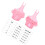1Pièces Protection Physiologique Rose Coton Pour 2