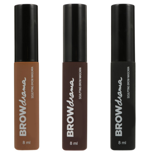 3pcs waterproof sweat-proof eyebrow setting gel for makeup