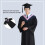 1Set Doktorhut Baccalaureate Gown Abschlusskleidung Robust 6