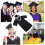 1Set Doktorhut Baccalaureate Gown Abschlusskleidung Robust 2