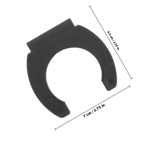 1Set Porta Microfono Nero in Metallo E Gomma, Sicuro Per Ktv 1