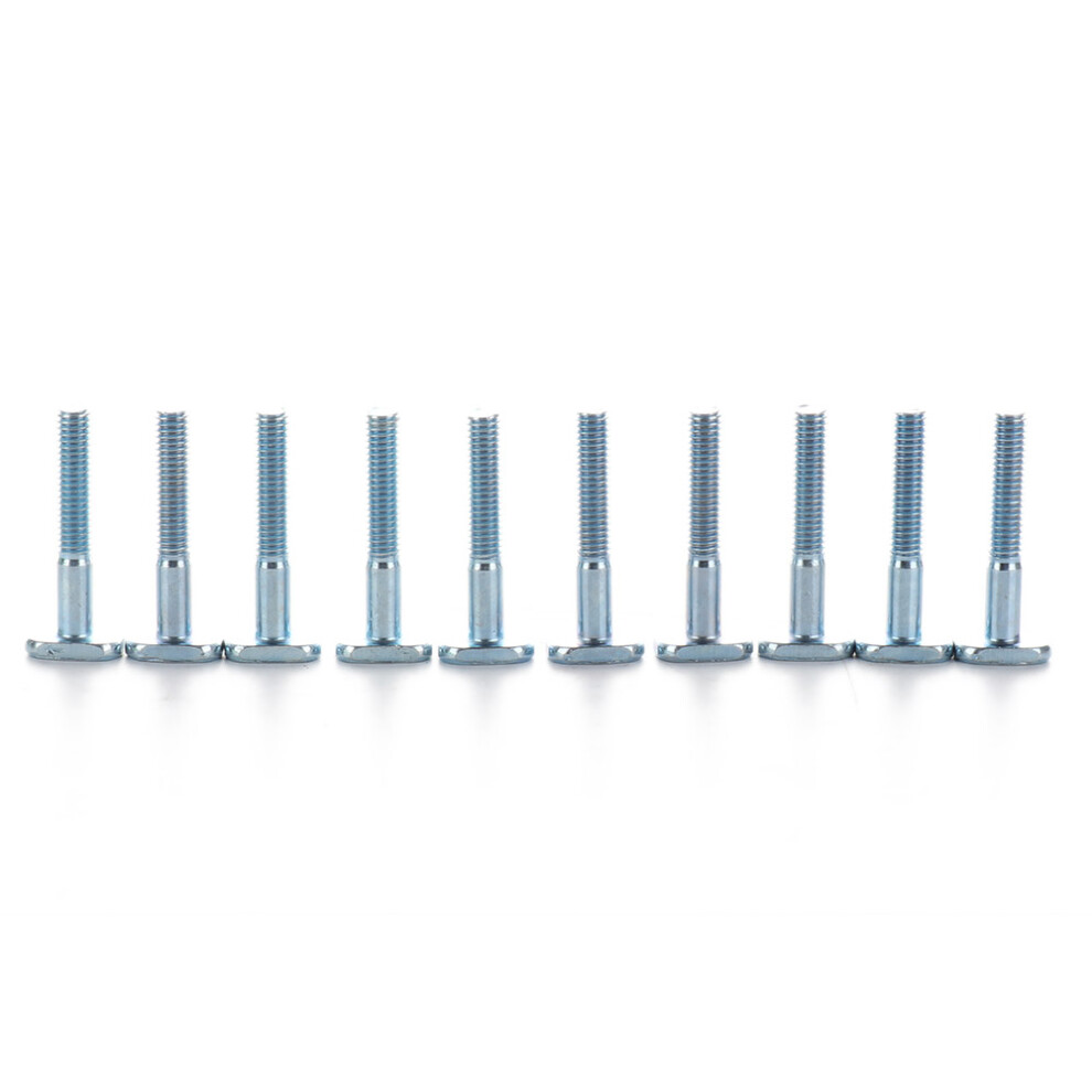 Precision Woodworking Companion, Woodworking T Bolts For Custom Jigs, Versatile T-Slot Bolts For Furniture Assembly And Cabinetry, Grade 2 Steel Const 9436597636208