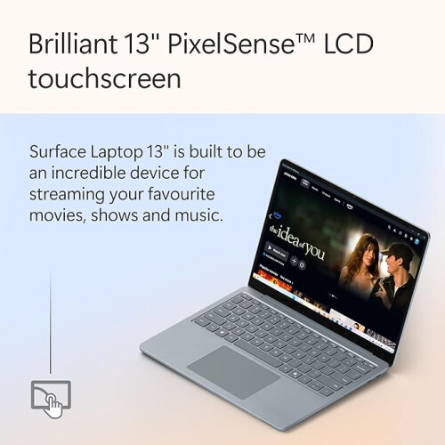 Microsoft MICROSOFT 13" Surface Laptop, Copilot+ PC - Snapdragon X Plus, 512 GB SSD, Ocean 1