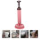 Pistone Per in PVC E Acciaio Rosa Con Forte Ventosa 3