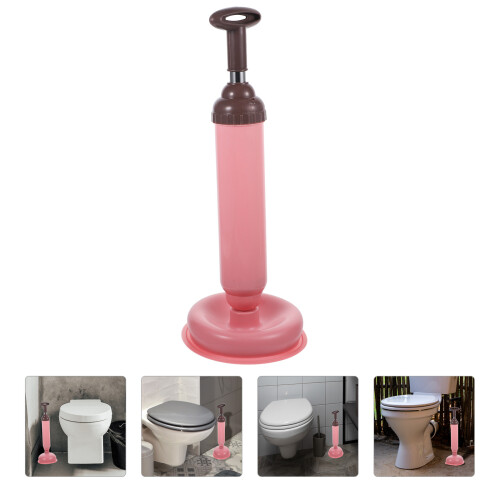 Pistone Per in PVC E Acciaio Rosa Con Forte Ventosa 2