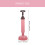 Pistone Per in PVC E Acciaio Rosa Con Forte Ventosa 11