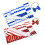 2Sets Baby Wrap Polyester Spandex Swaddle Met Hoofdband 6
