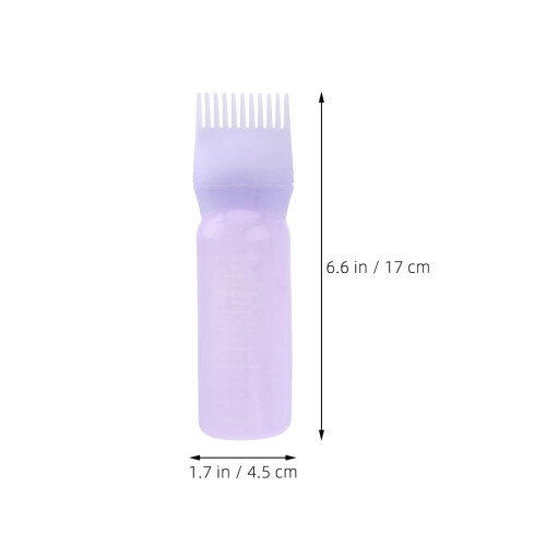 Root Comb Applicator Bottle With Brush For Hair Coloring And Bleaching 1