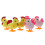 6 Pcs Artificial Lifelike Simulated Chicks Handicrafts Decorative 1