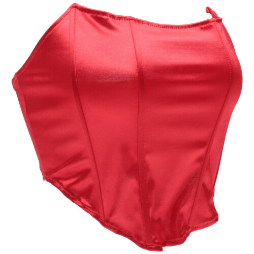 1Dames Tube Top Rood En Modieus