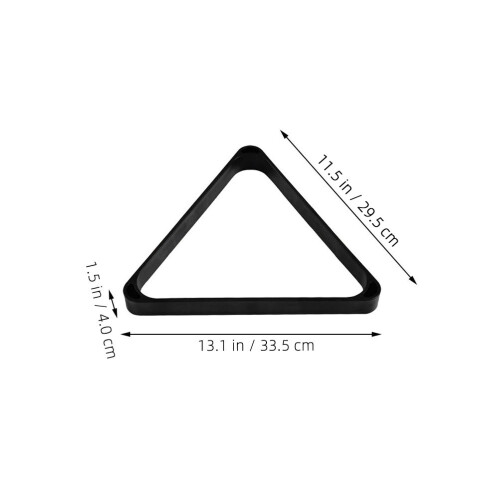 2Ud Triángulos De Plástico Para Billar, Soporte Resistente Y 1