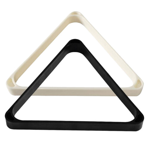 2Ud Triángulos De Plástico Para Billar, Soporte Resistente Y 2