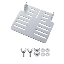 Stainless Steel Heat Powered Stove Fan Bracket And Heat Distribution Stand For Wood Stoves Home And Outdoor Use