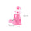 1Set Criceto Rosa Con 2
