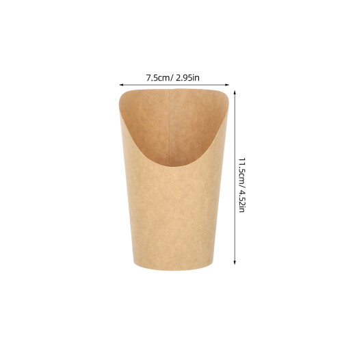 100 Pezzi Contenitori Per Fritte 12 Oz In 1