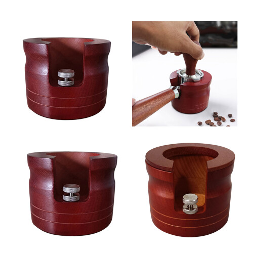 Solid Wooden Tamping Station for Coffee-Universal model 2