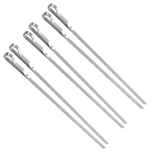 6Pz Spiedini Barbecue Resistenti Inossidabile