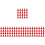 250Pcs Red Plastic Traffic Roadblock Cones Compact Sand Table Model 10