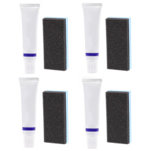 4Pièces Cire De Auto, Anti-Rayures Bleu Ciel Doux