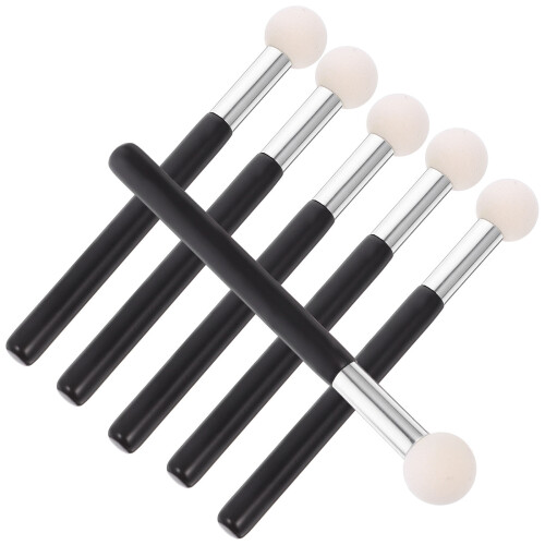 6Pcs Concealer Brush Round Head For Foundation And Cosmetics