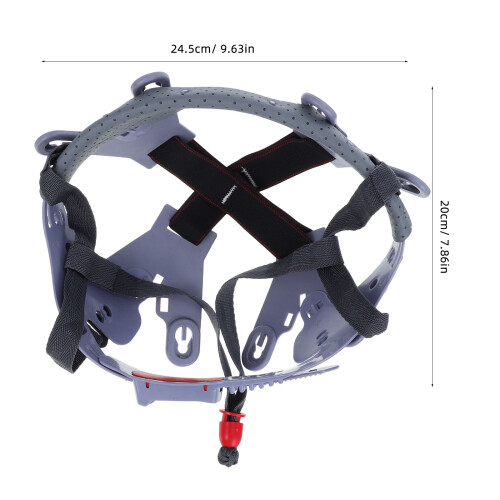 Hard Hat Suspension Insert Grey Pe Plastic Sweat-Absorbent Liner 2