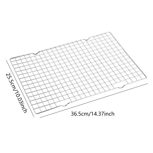 Pack of 2 Stainless Steel Cooling Rack Grills Baking Tool Stable 2