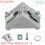 Winkelverbinder mit Schrauben for Aluminum Profiles, Good Flexibility Interior Joint Bracket with Durable and Solid Build, Corner Connector for Rust R 6