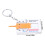 4pcs Easy carry Tire Depth Measuring Tool with Keychain-Yellow 5