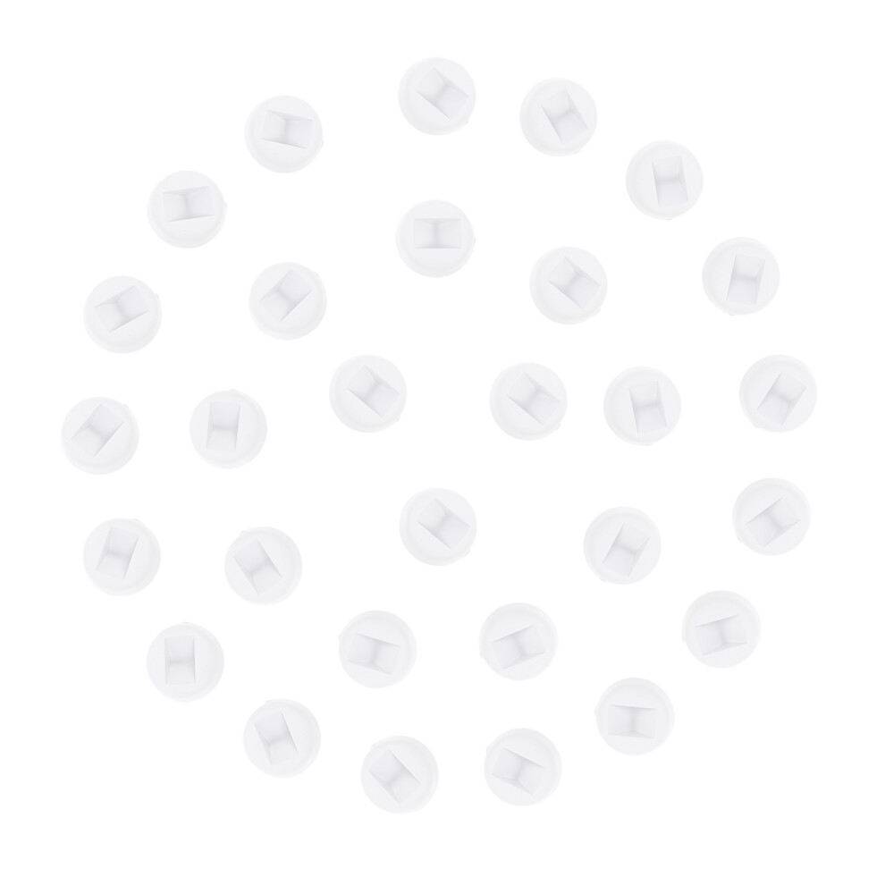 30Szt TrwałE BiałE Podstawki Plastikowe Do Ekspozycji BiżUterii-image