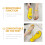 1Paio Casual Flat Gialli Gomma Suola Antiscivolo 8
