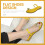 1Paio Casual Flat Gialli Gomma Suola Antiscivolo 6