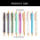 Fancy Pen Sequins Journaling Pen Sequins-gradient color 1 4