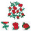 9Pz Patch Rosa in Stoffa Per Cucire E Decorare E 5