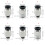 Stylish Miniature Pneumatic-Black mini direct ac PC C6 M5 4