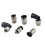 Stylish Miniature Pneumatic-Black mini direct ac PC C6 M5 6