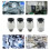 Stylish Miniature Pneumatic-Black mini direct ac PC C6 M5 7