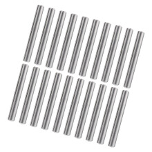 20pcs Dowel Pins For Kitchen Cabinets Silver Stainless Steel