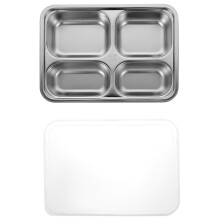 Piatto Multi Scomparto Lunch Acciaio